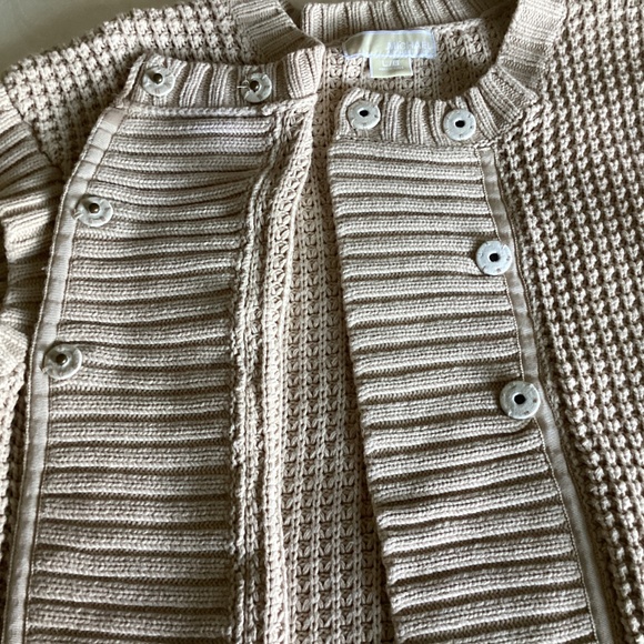 Michael Kors chunky knit tan sweater vest - machine washable. - sz LG - Picture 6 of 14